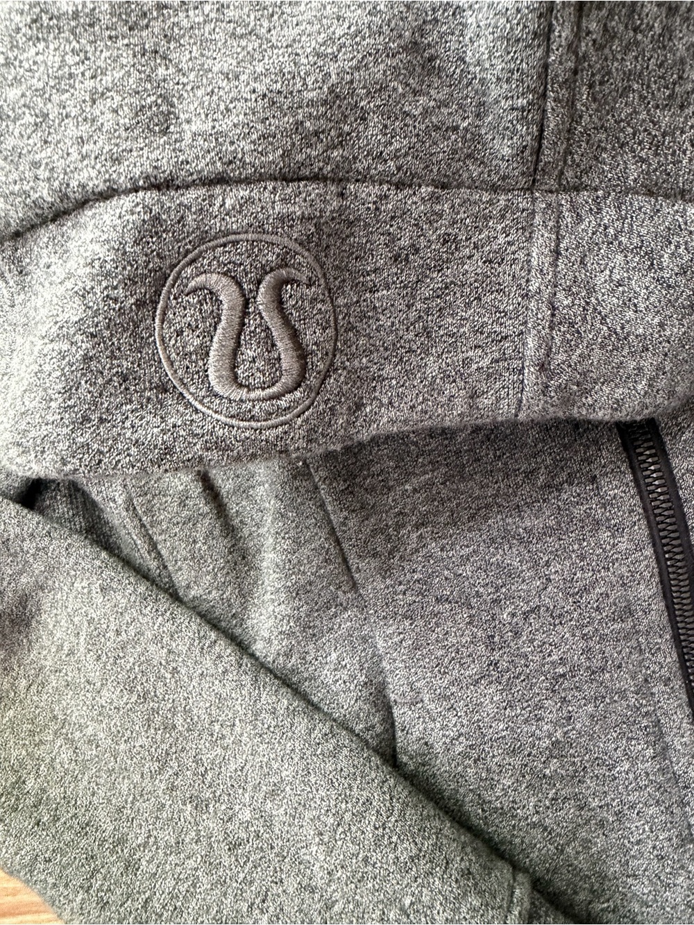 lululemon athletica Women's Charcoal Gray Full-Zip Hoodie